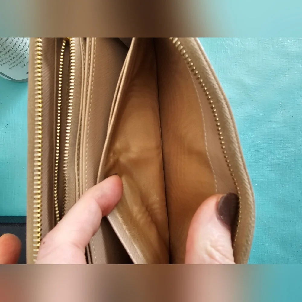 Prada Large Saffiano Zippy Leather Wallet - Picture 13 of 15